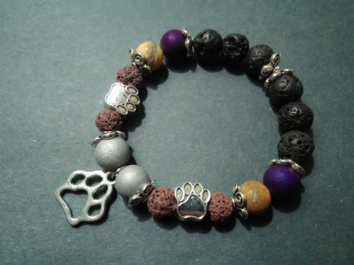 zen paws collection lava bracelet