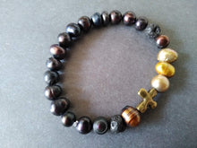fresh water pearl and lava