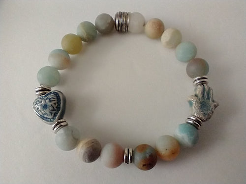 glass /amazonite