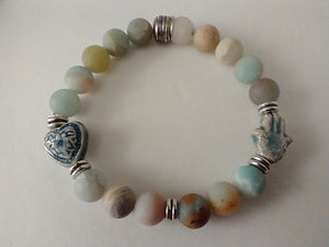 glass /amazonite