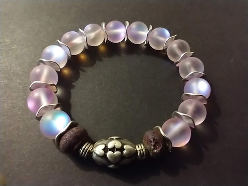 aurora borealis glass /druzy