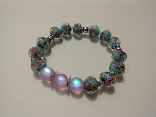 czech glass / aurora borealis glass