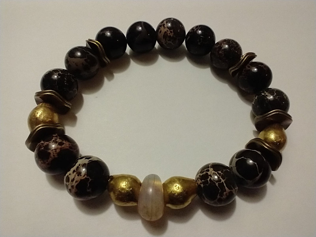 jasper /ethiopian moonstone/ gold